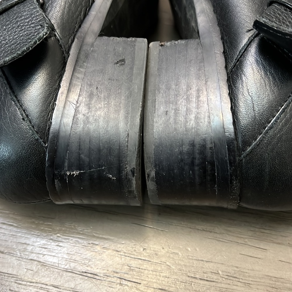 LEATHER MOTO STYLE BIKER BOOTIES GENTLE SOULS BY KENNETH COLE 6 - Picture 8 of 15